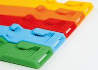 Opaska identyfikacyjna z tworzywa, 37 cm, pomarańczowa, Kerbl