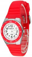 Zegarek Sportowy Czerwony Dla dziewczynki Wodoszczelny Antyalergiczny Analo