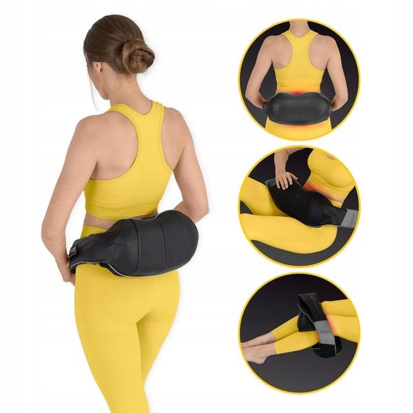 MASAŻER KARKU SHIATSU BEZPRZEWODOWY MASUJĄCY GRZEJĄCY SZYI PLECÓW ULTRA+ zdjęcie 9