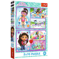 Puzzle - 2x70 - Baw się z Gabby Trefl 34438