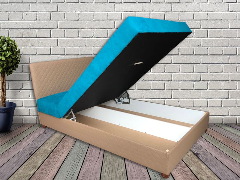 Łóżko tapczan do sypialni ŁÓŻKA NA WYMIAR Z MATERACEM POJEMNIKIEM zdjęcie 2