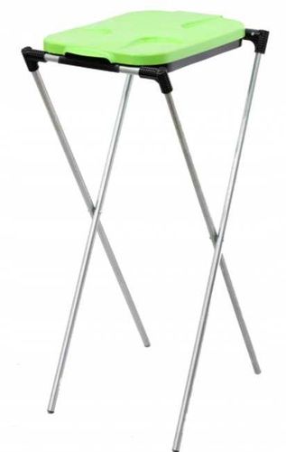 stojak do segregacji odpadów (1-stanowiskowy) zielony - drewmet na Arena.pl