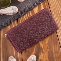 portfel damski skórzany w geometryczny wzór vintage paolo peruzzi t-116-hch