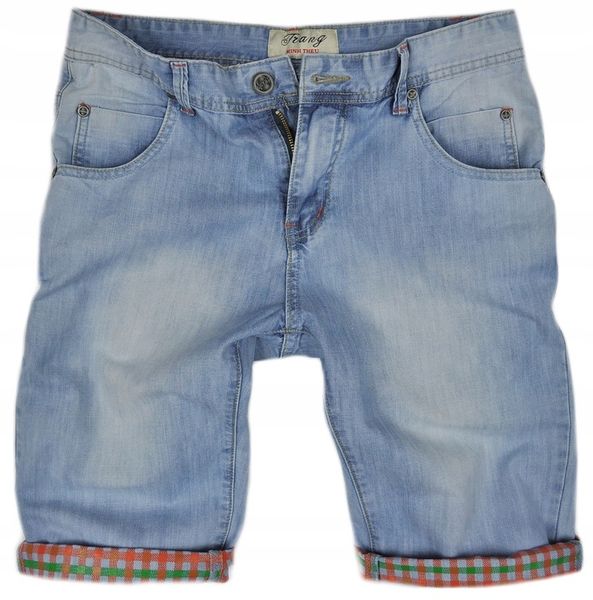 Meskie krotkie spodenki JEANS szorty 1346 29 zdjęcie 1