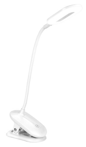 Lampka akumulatorowa LED z klipsem biurkowa nocna na Arena.pl