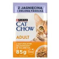 karma dla kota purina cat chow adult jagnięcina z fasolką naturalna 85 g