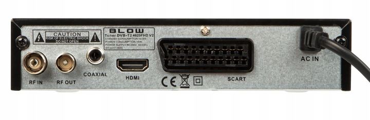 TUNER DEKODER DVB-T2 TV H.265 HEVC FULL HD USB HDMI ANTENA DVB-T zdjęcie 5