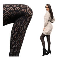 Seksowne Legginsy Z Ażurowym Wzorem - Miviena LivCo Corsetti S/M