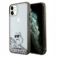 ETUI KARL LAGERFELD DO IPHONE XR / 11 HARDCASE LIQUID GLITTER PRZEZROCZYSTY