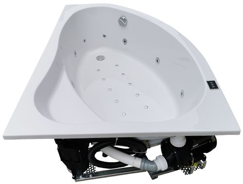 Narożna wanna spa z hydromasażem 145x95 lewa prawa jacuzzzi Polska na Arena.pl
