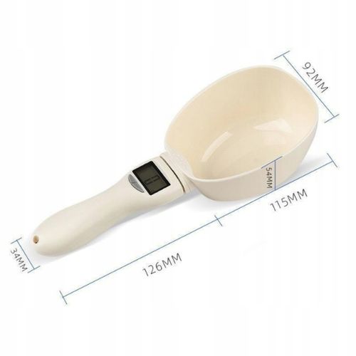 ELEKTRONICZNA MIARKA ŁYŻKA LCD DLA PSA KOTA Z WAGĄ ŁOPATKA DO KARMY 800G XL na Arena.pl