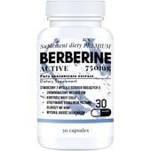 Berberyna Active 750 mg. Wsparcie Metabolizmu i Kontroli Glukozy. 30 cap