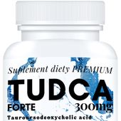 TUDCA FORTE 300 MG KWAS TAUROURSODEOKSYCHOLOWY WSPARCIE WĄTROBY DETOKS 60T