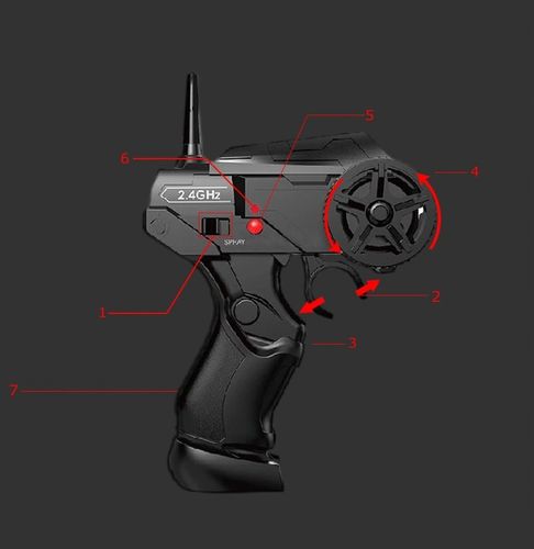 Samochód zdalnie sterowany Duży RC Na Pilot Auto Do Driftu 4x4 Led Dym na Arena.pl