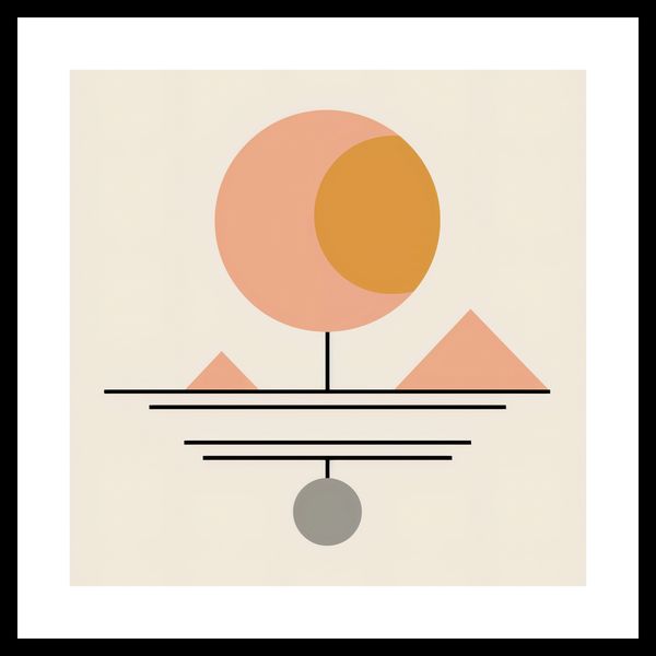 Plakat 30x30cm Geometryczna Utopia zdjęcie 3