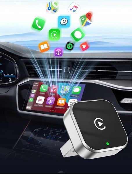 BEZPRZEWODOWY CARPLAY DONGLE BOX ANDROID AUTO ADAPTER DO APPLE IOS zdjęcie 4