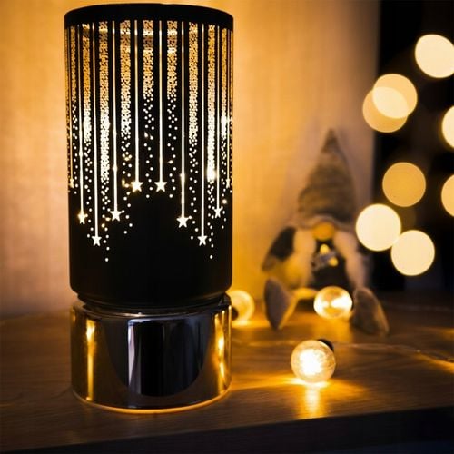 Lampion Świąteczny LED Duży Szklany - Dekoracja Świąteczna Ozdobna Na Stół na Arena.pl