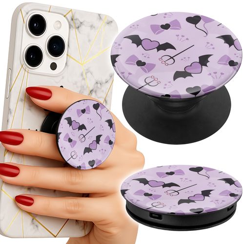 Uchwyt do telefonu Popsocket na palce/stojak WZORY WIDŁY SERCA KOKARDKI na Arena.pl