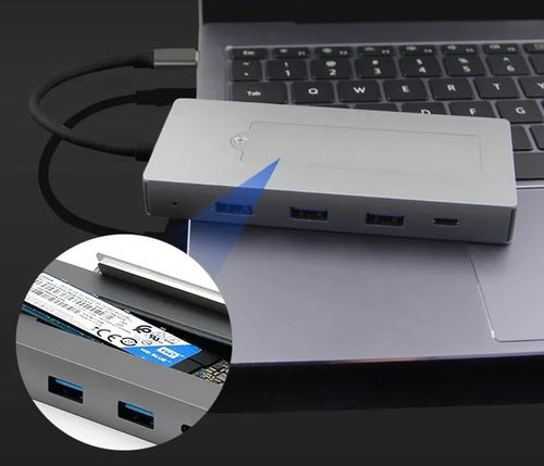 Hub stacja dokujaca USB Hub 8w1 GS-DC48B na Arena.pl