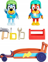 Bluey Blue Zestaw Gokart + 2 figurki piesków BLU17357