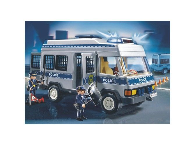 PLAYMOBIL 4023 City Action -Fourgon Equipé Et Policiers 