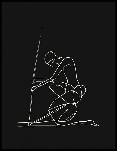 Plakat 50x65cm Linia na Arena.pl