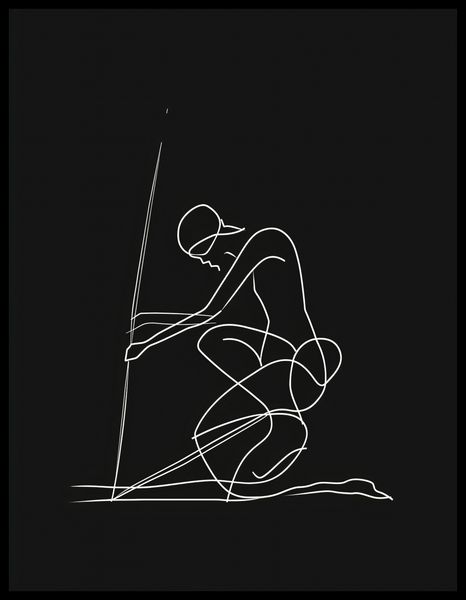 Plakat 50x65cm Linia zdjęcie 2