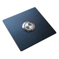 Przycisk dzwonka do domofonu wyjścia furtki bramy drzwi Stal LED czarny