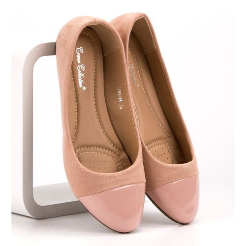Modne Pudrowe Balerinki r.39 na Arena.pl