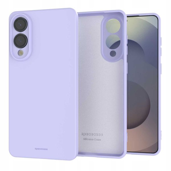 Spacecase Silicone Case 3.0 Galaxy S25 Edge Light Purple zdjęcie 4