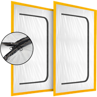 2X Drzwi Przeciwpyłowe BUDOWLANE XXL Malarskie Kurtyna PRZECIWPYŁOWA REMONT