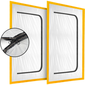 2X Drzwi Przeciwpyłowe BUDOWLANE XXL Malarskie Kurtyna PRZECIWPYŁOWA REMONT