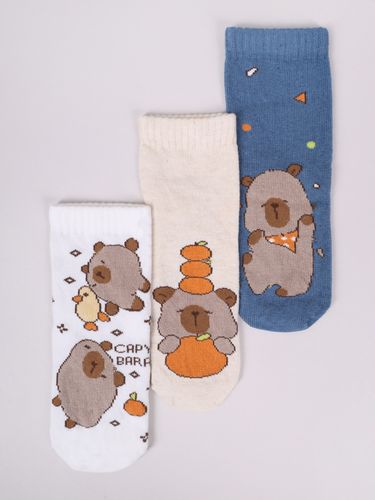 Skarpety dziecięce skarpetki bawełniane kapibara 3PAK 23-26 YOCLUB na Arena.pl