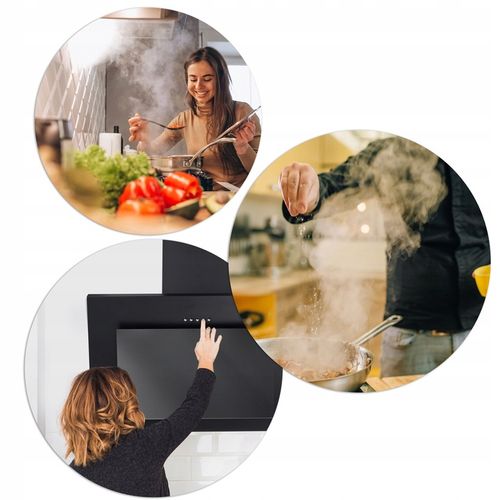 OKAP KUCHENNY KOMINOWY SZKŁO LED BERDSEN 60cm na Arena.pl