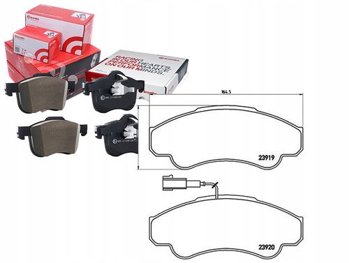 KLOCKI HAM DUCATO/JUMPER 18Q 09 BREMBO na Arena.pl
