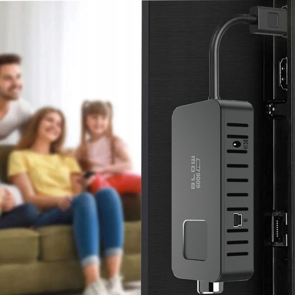 DEKODER TUNER TV DVB-T2 HEVC H.265 FULL HD MINI STICK PILOT ZESTAW zdjęcie 15