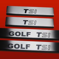 Listwa progowa VOLKSWAGEN GOLF MK7 GOLF TSI Stal nierdzewna 304 mat 4szt