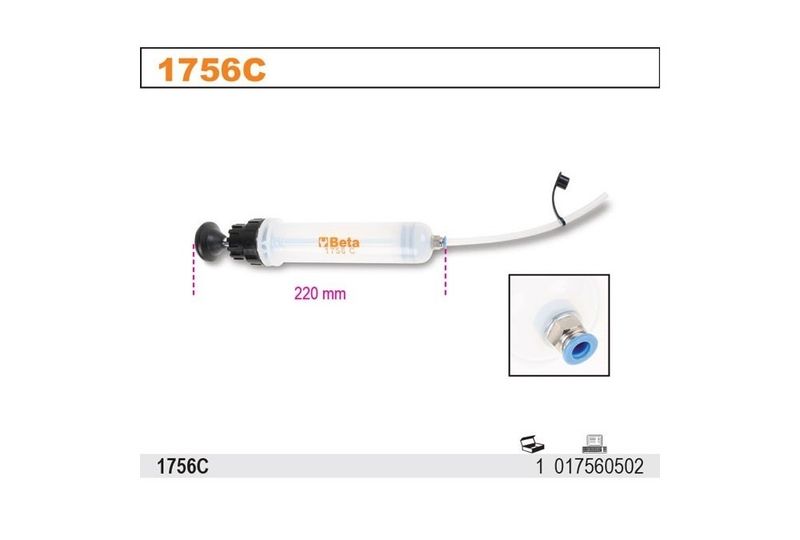 strzykawka olejowa pp 200ml - be 1756c zdjęcie 2