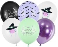 Balony na Halloween 30 cm, Witch, mix