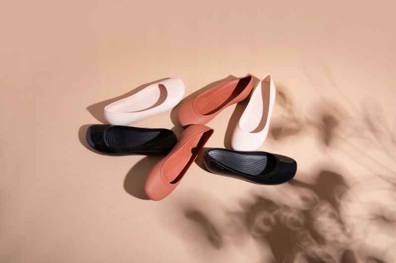 Damskie Wsuwane Buty Baleriny Baletki Brooklyn 209384 Flat 37-38 zdjęcie 7