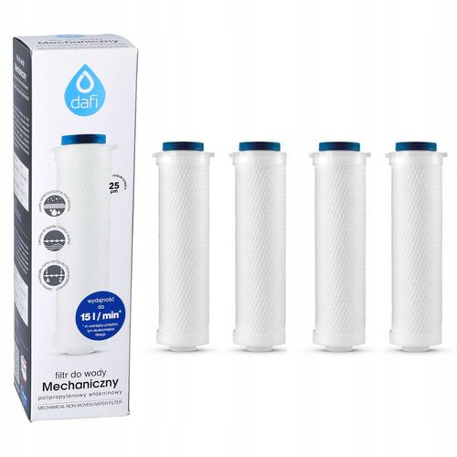 FILTR WKŁAD PRZEPŁYWOWY DAFI POLIPROPYLENOWY x4 na Arena.pl