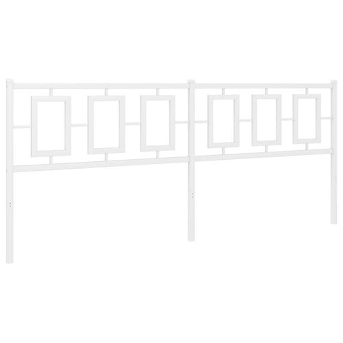 Metalowe wezgłowie, białe, 200 cm na Arena.pl