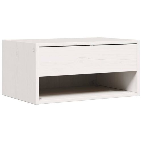 Stolik nocny 2 pcs Biały 50 x 32.5 x 24 cm Lite drewno sosnowe na Arena.pl