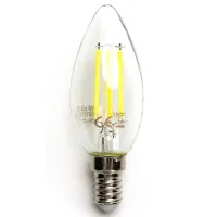 Żarówka LED Filament C35 E14 4W 470lm zimna energoszczędna do biura