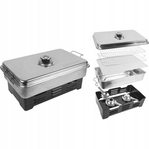 Wędzarnia Balkonowa ZESTAW Stalowa Do Ryb Serów Wędlin Zrębki Paliwo na Arena.pl