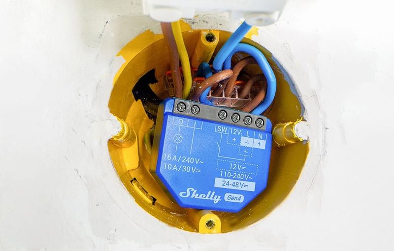 Shelly 1 Gen4 Przekaźnik WiFi Bluetooth Zigbee Matter zdjęcie 4