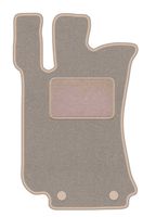 Dywanik kierowcy welurowy beżowy Mercedes R251/V251 2005-2013
