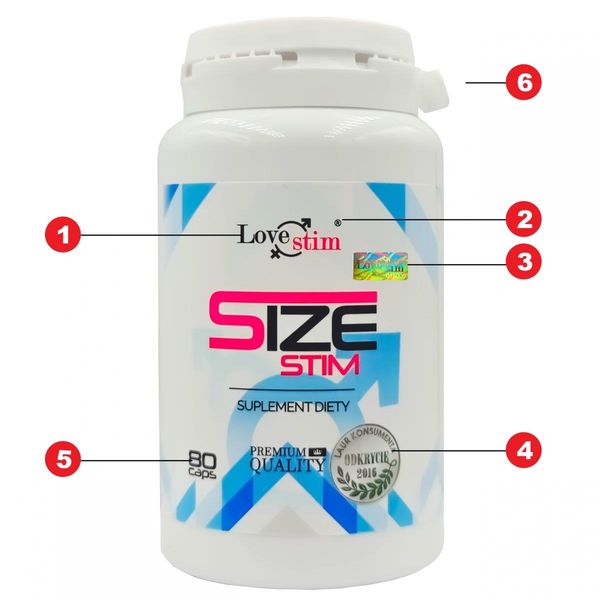 Supl.diety- Size Stim 80 Caps zdjęcie 2