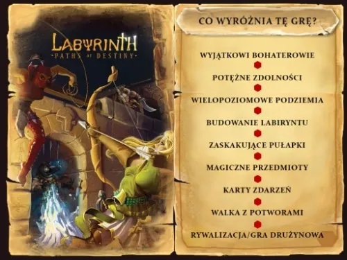 GRA PLANSZOWA Labirynt Ścieżki Przeznaczenia TWÓJ PREZENT na Walentynki na Arena.pl