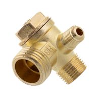 zawór zwrotny do sprężarki kompresora 1/2” x 3/8”x m10x1,0 do presostatu